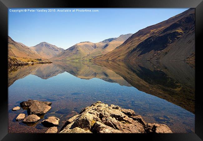  Wastwater #3 Framed Print by Peter Yardley
