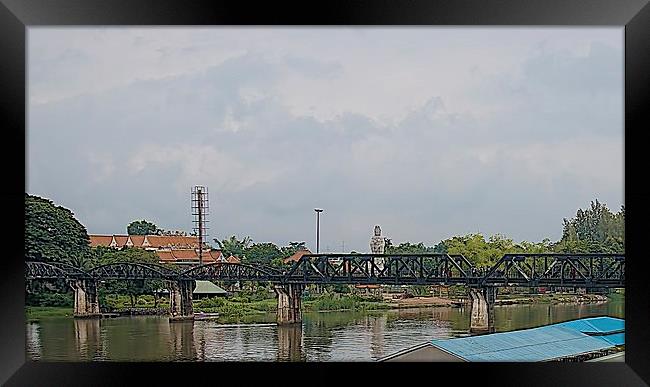  BRIDGE ON RIVER KWAI 2. Framed Print by radoslav rundic