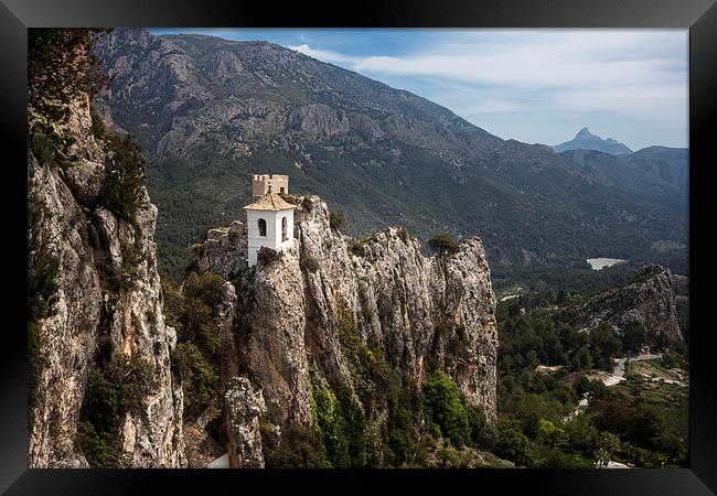  Guadalest Spain Framed Print by Leighton Collins
