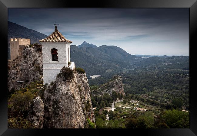  Guadalest bell tower Framed Print by Leighton Collins