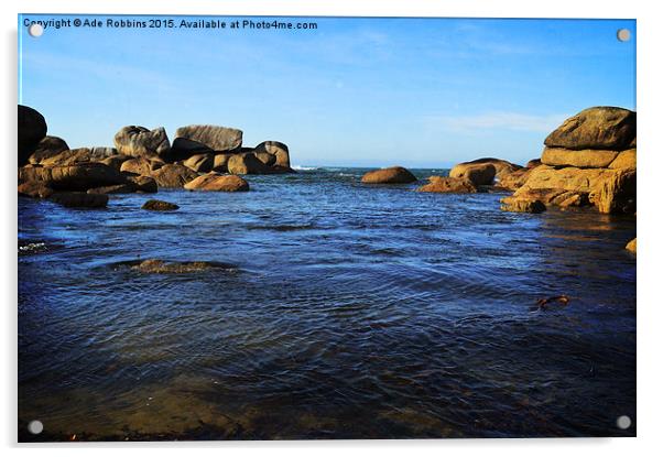  Brittany Coast Acrylic by Ade Robbins