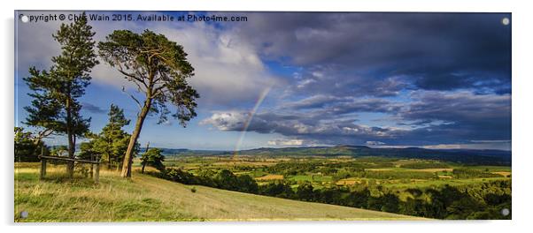  Rainbow View Acrylic by Black Key Photography