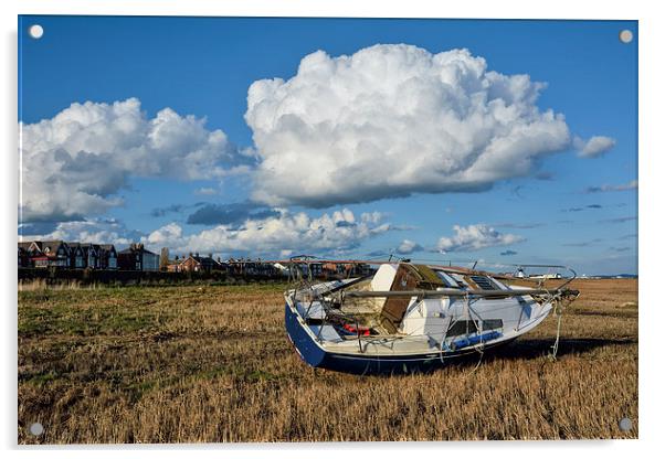Lytham Boat Acrylic by Gary Kenyon