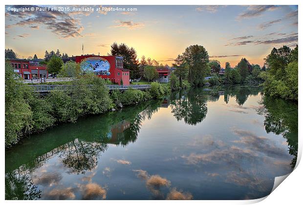 Snohomish Print by Paul Fell