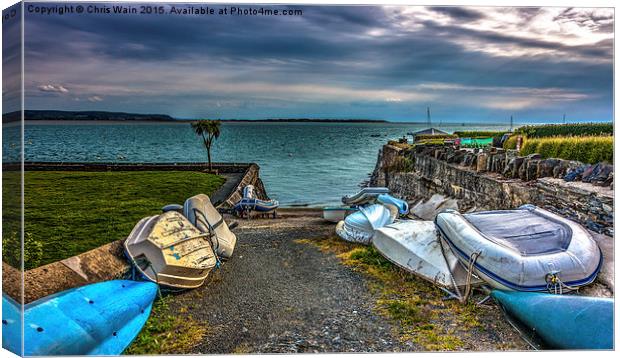  Boats waiting to go, Aberdovey. Canvas Print by Black Key Photography