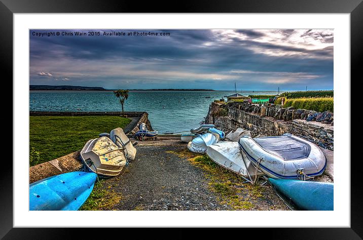  Boats waiting to go, Aberdovey. Framed Mounted Print by Black Key Photography