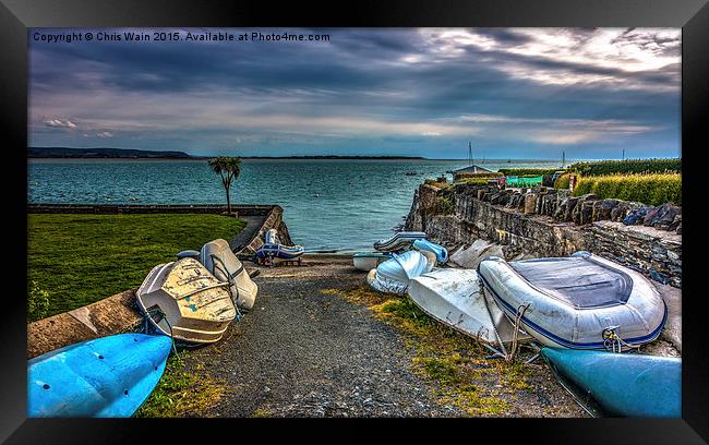  Boats waiting to go, Aberdovey. Framed Print by Black Key Photography