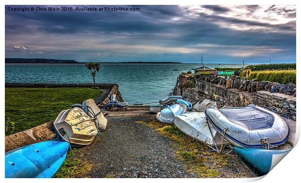  Boats waiting to go, Aberdovey. Print by Black Key Photography