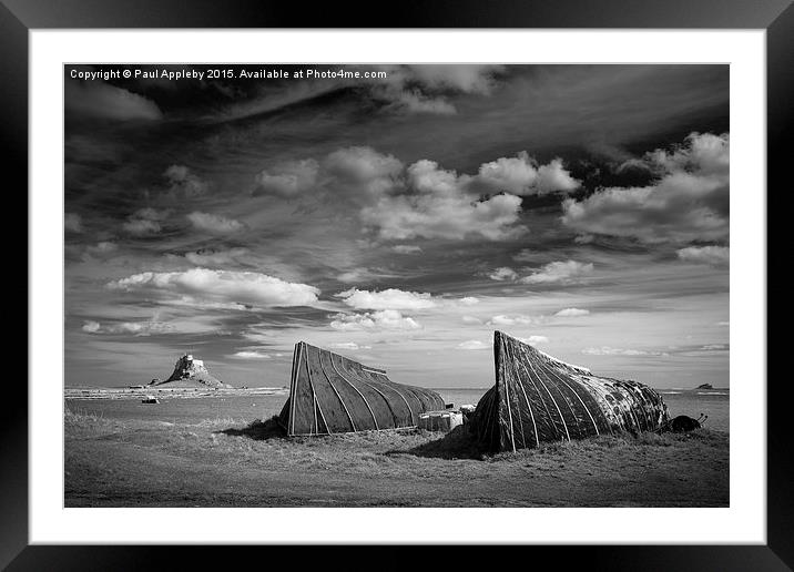  Iconic Lindisfarne, Northumberland Framed Mounted Print by Paul Appleby