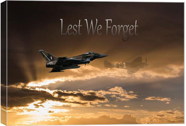  Lest We Forget Canvas Print by Stephen Ward