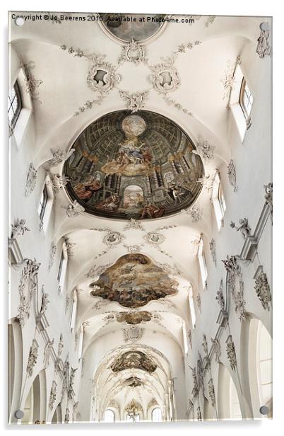 church ceiling Acrylic by Jo Beerens