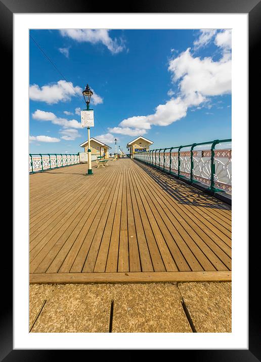 Penarth Pier 7 Framed Mounted Print by Steve Purnell