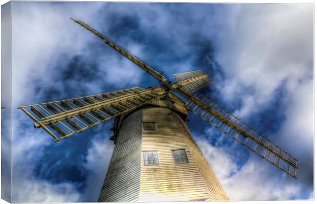 Upminster Windmill Essex Canvas Print by David Pyatt