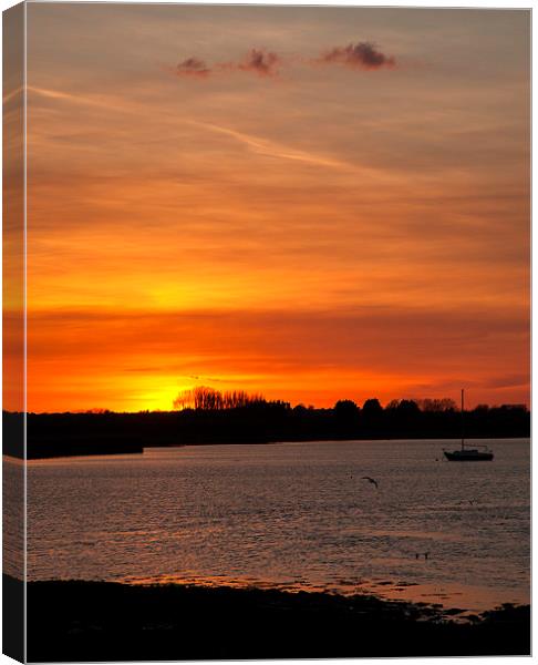  End Of The Day Canvas Print by Nigel Jones