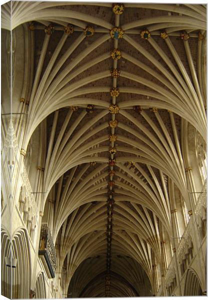 Gothic ceiling Canvas Print by Alexia Miles