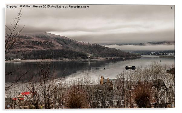  Loch Long Scotland Acrylic by Gilbert Hurree
