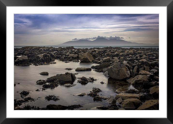 St John's Point Northern Ireland Mourne Mountains Framed Mounted Print by Chris Curry