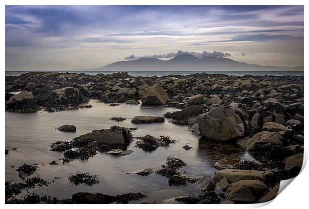 St John's Point Northern Ireland Mourne Mountains Print by Chris Curry