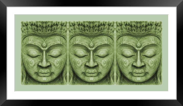  reflective harmony Framed Mounted Print by Heather Newton