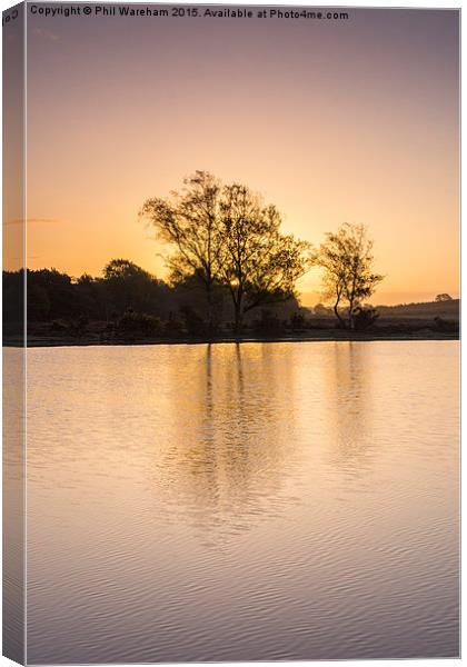  Early one morning Canvas Print by Phil Wareham