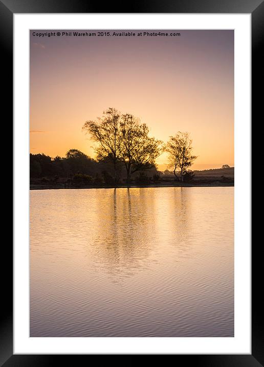  Early one morning Framed Mounted Print by Phil Wareham