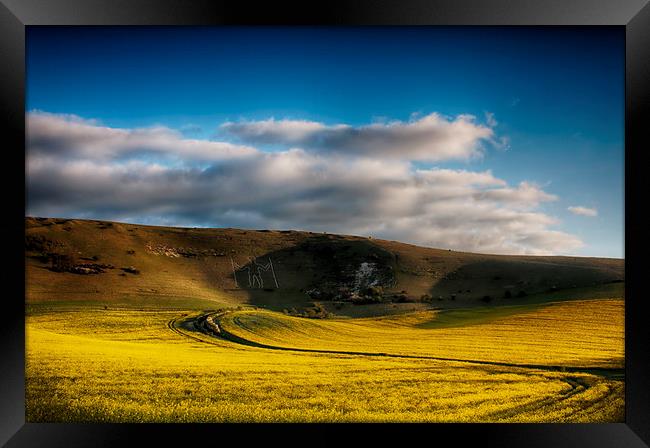  The Long Man Framed Print by Phil Clements
