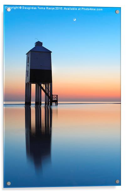  Burnham-On-Sea lighthouse Acrylic by Daugirdas Racys