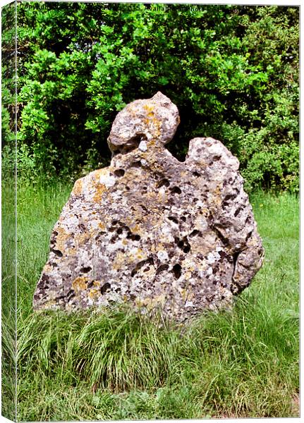  Rollright Stone Canvas Print by Carole-Anne Fooks