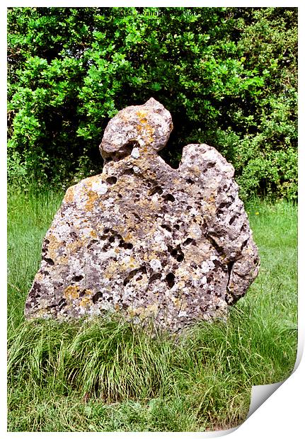  Rollright Stone Print by Carole-Anne Fooks