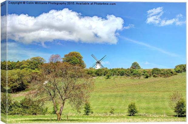  Cobstone Mill Overlooking Turville Canvas Print by Colin Williams Photography