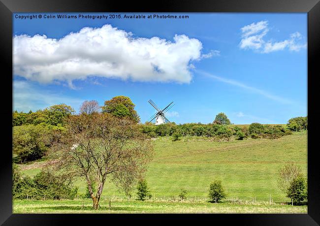  Cobstone Mill Overlooking Turville Framed Print by Colin Williams Photography