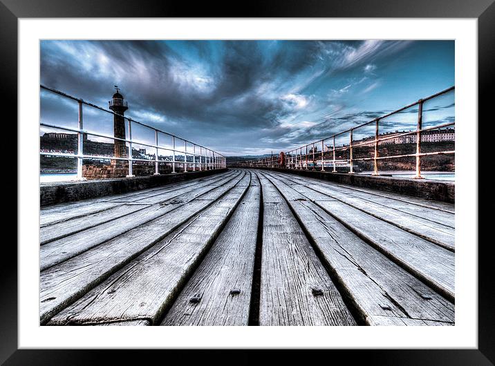  The Boardwalk whitby Framed Mounted Print by stephen king