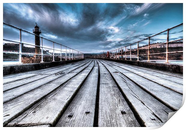  The Boardwalk whitby Print by stephen king