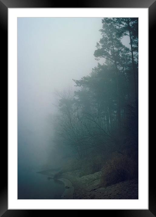 Fog on the river Framed Mounted Print by Piotr Tyminski