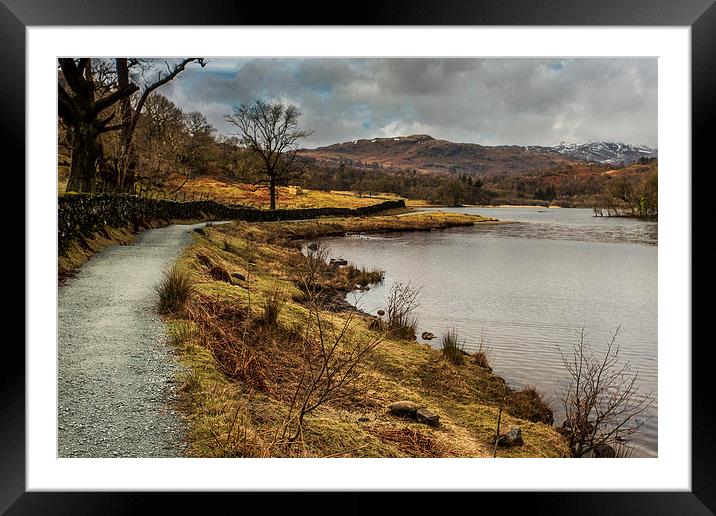  Rydal Water Framed Mounted Print by Peter Stuart