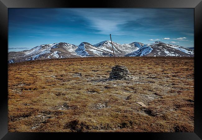 Winter on Carn Gorm Framed Print by Peter Stuart