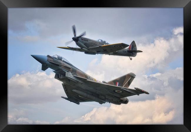  RAF Typhoon Display Team 2015 Framed Print by Jason Green