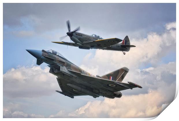  RAF Typhoon Display Team 2015 Print by Jason Green