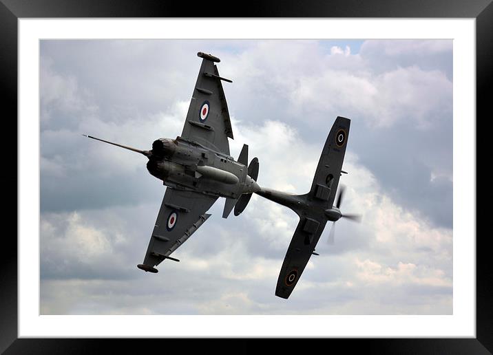   RAF Typhoon Display Team 2015 Framed Mounted Print by Jason Green