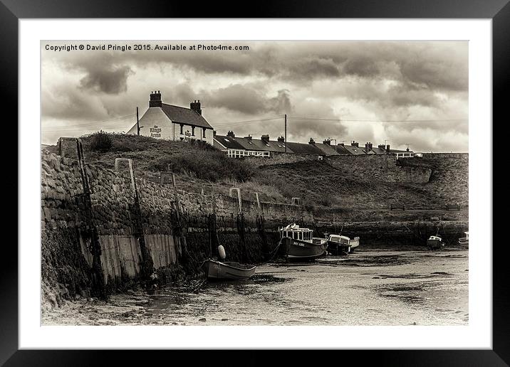 Seaton Sluice Harbour Framed Mounted Print by David Pringle