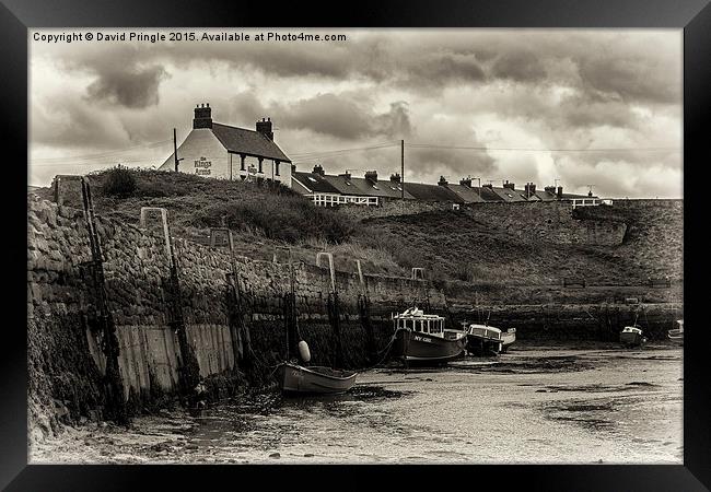 Seaton Sluice Harbour Framed Print by David Pringle