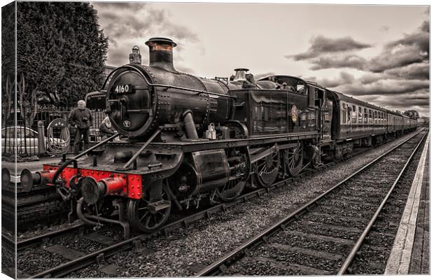  Steam Gala 2015 at west somerset railway. Canvas Print by Rich Wiltshire
