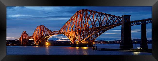  Forth Rail Bridge Panorama. Framed Print by Tommy Dickson
