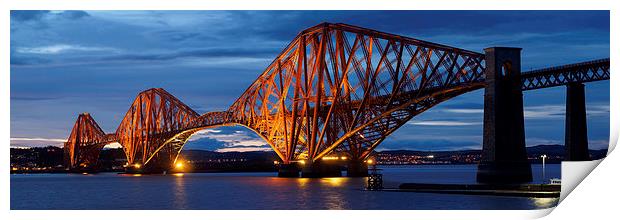  Forth Rail Bridge Panorama. Print by Tommy Dickson