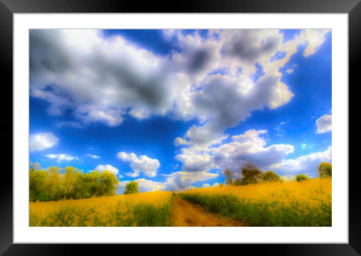  The Farm Art Vista Framed Mounted Print by David Pyatt