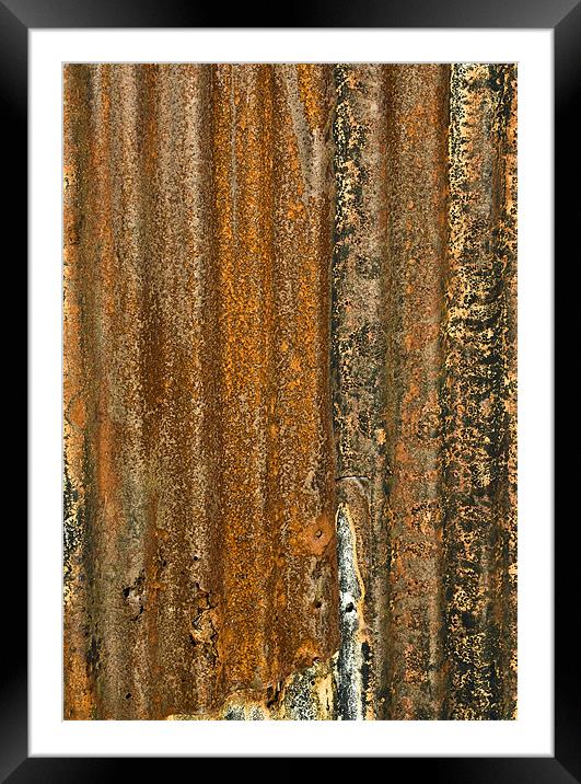 The Colour of Rust Framed Mounted Print by Mike Gorton