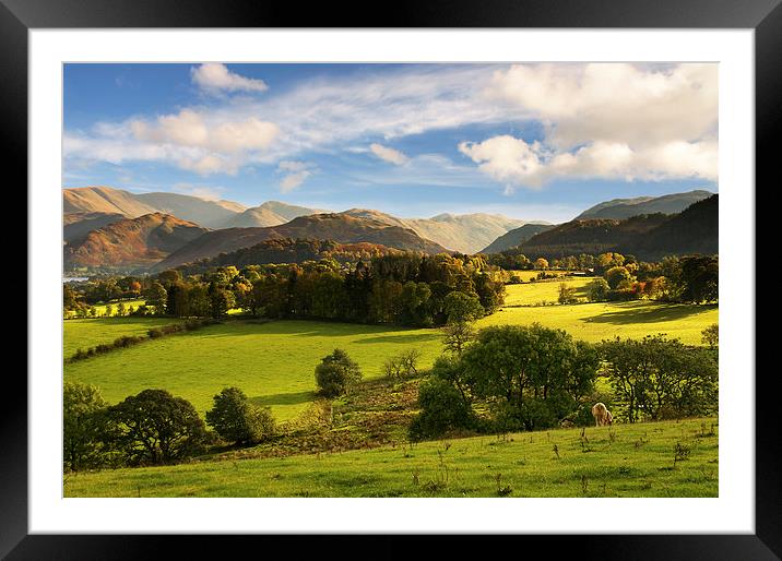 Patterdale View Autumn  Framed Mounted Print by Jacqi Elmslie