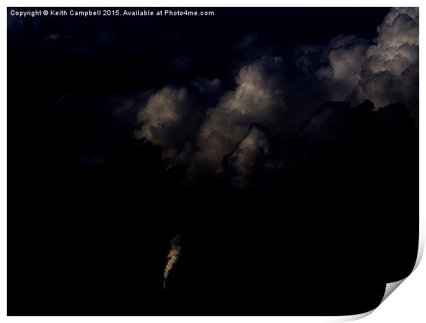  The Cloudmaker Print by Keith Campbell