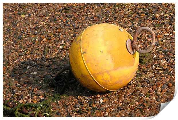 YELLOW BOUY Print by Ray Bacon LRPS CPAGB