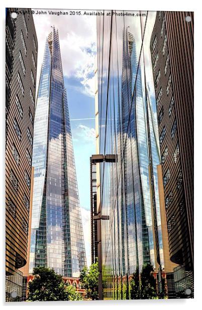  More reflections on The Shard Acrylic by John Vaughan